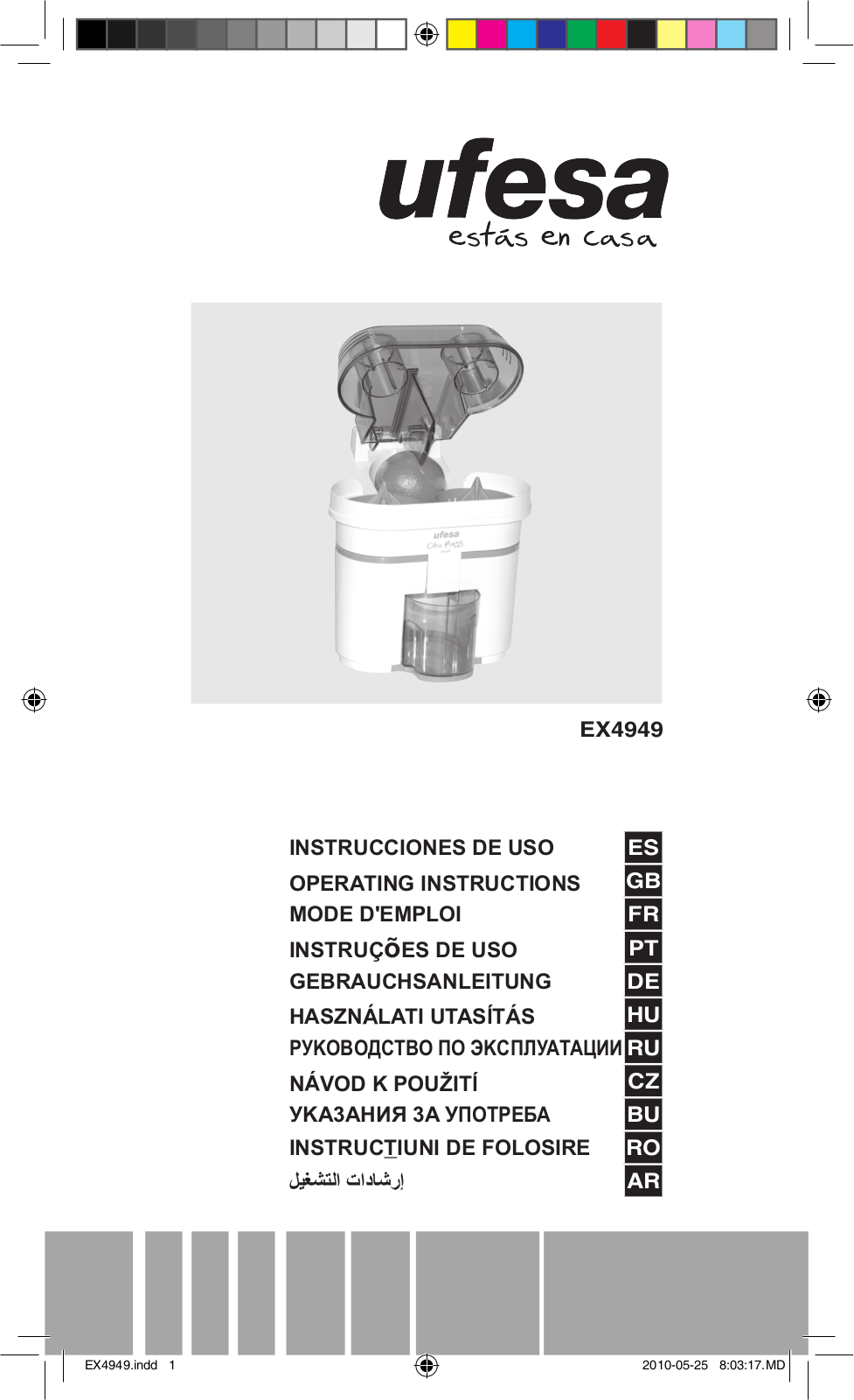 Ufesa EX4949 User Manual