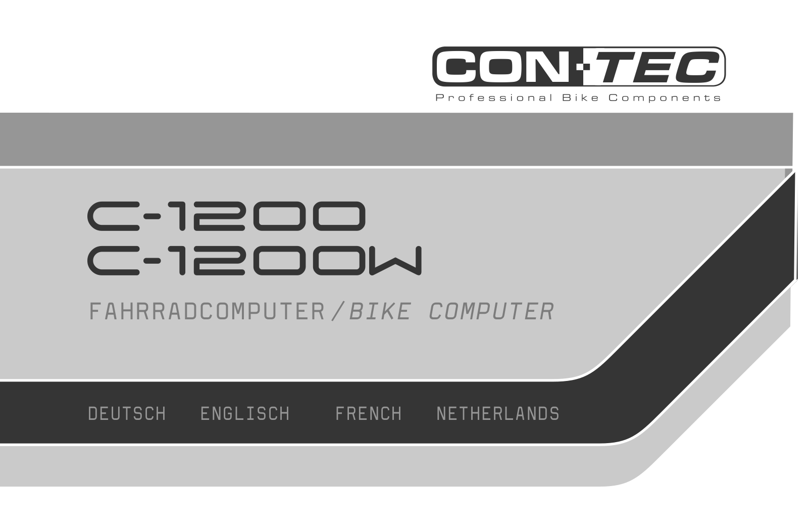 Contec C-1200, C–1200W operation manual