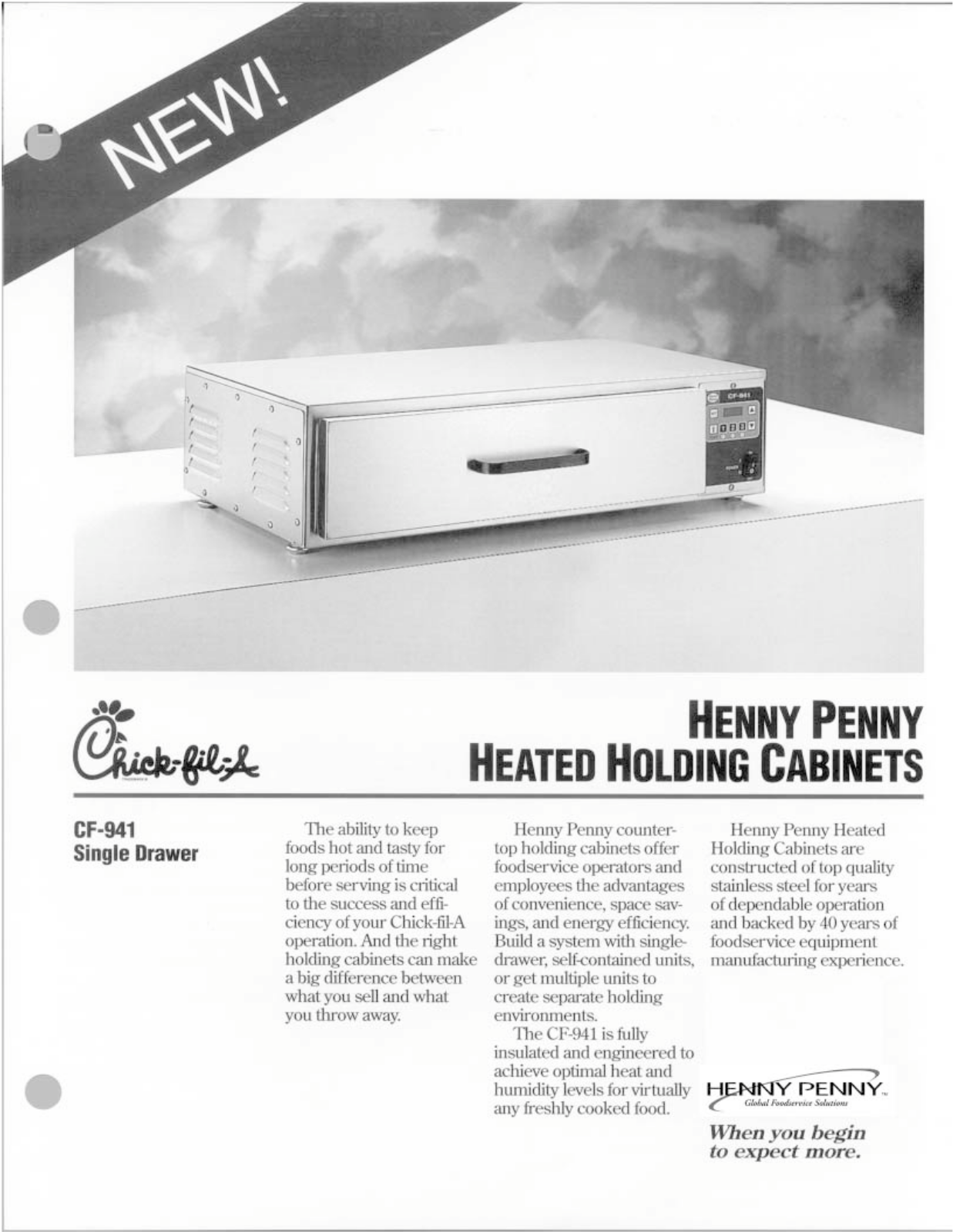 Henny Penny CF-941 General Manual