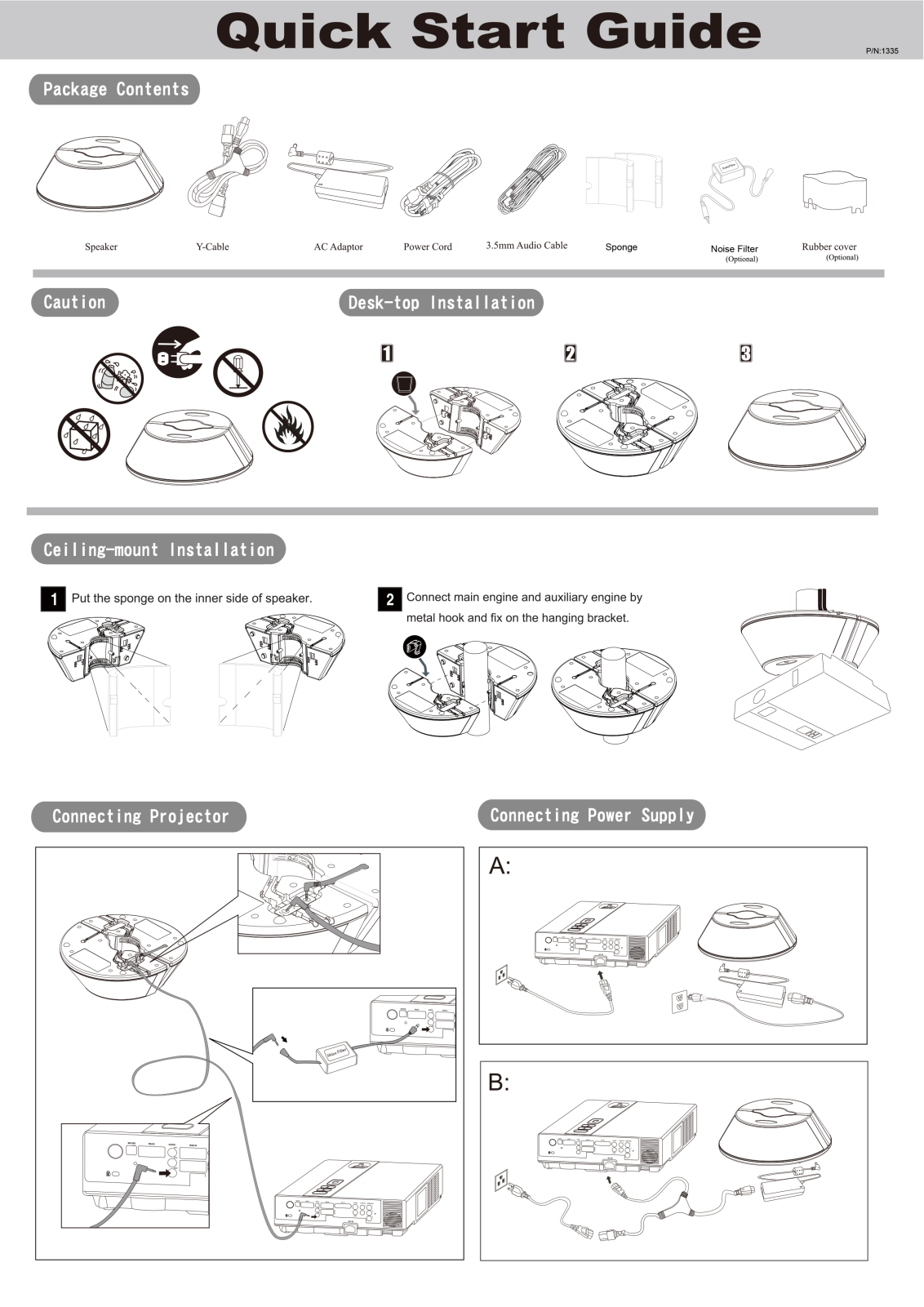 Kindermann Aktivbox Dome-set 20 Quick start guide