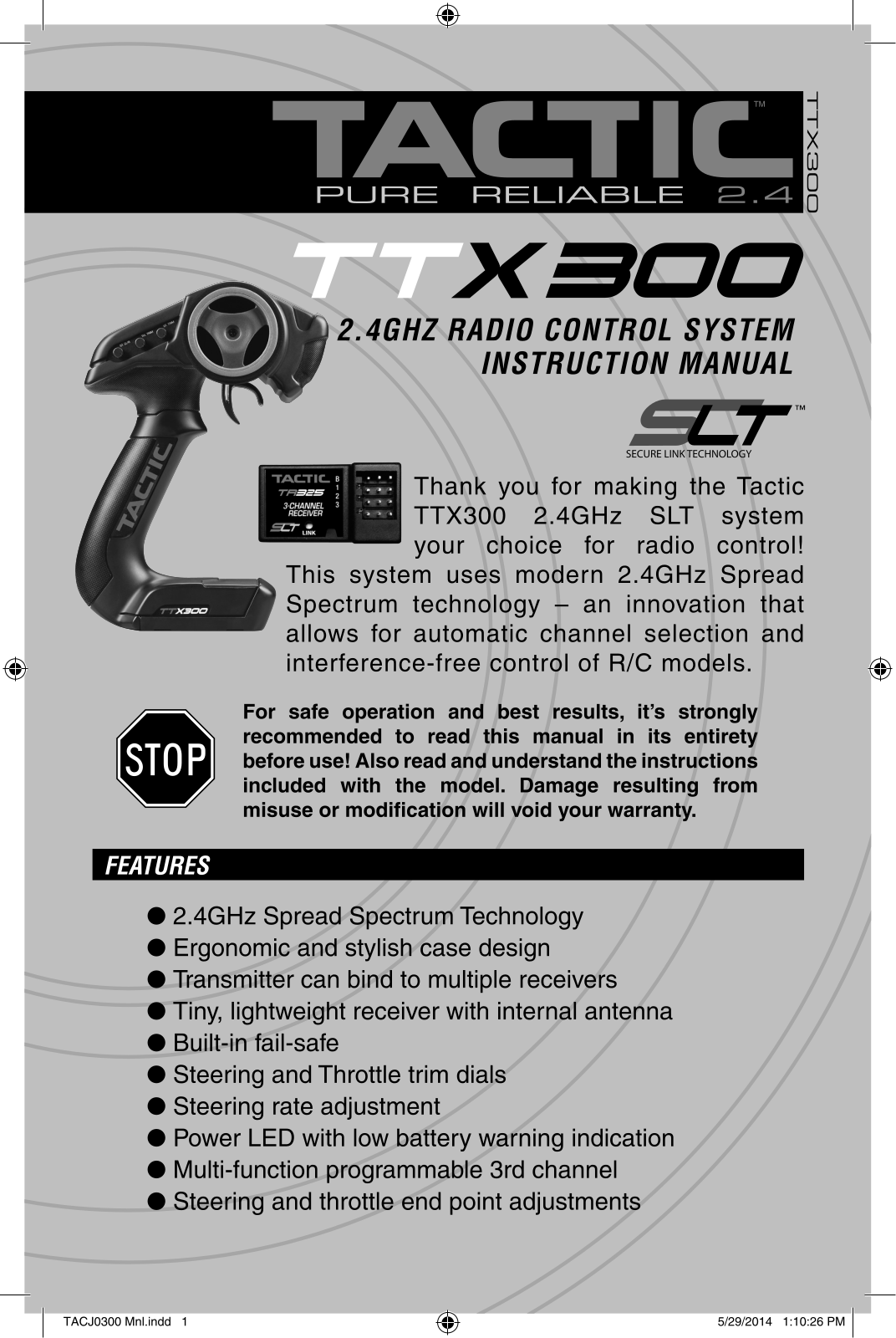 Hobbico TTX300 User Manual