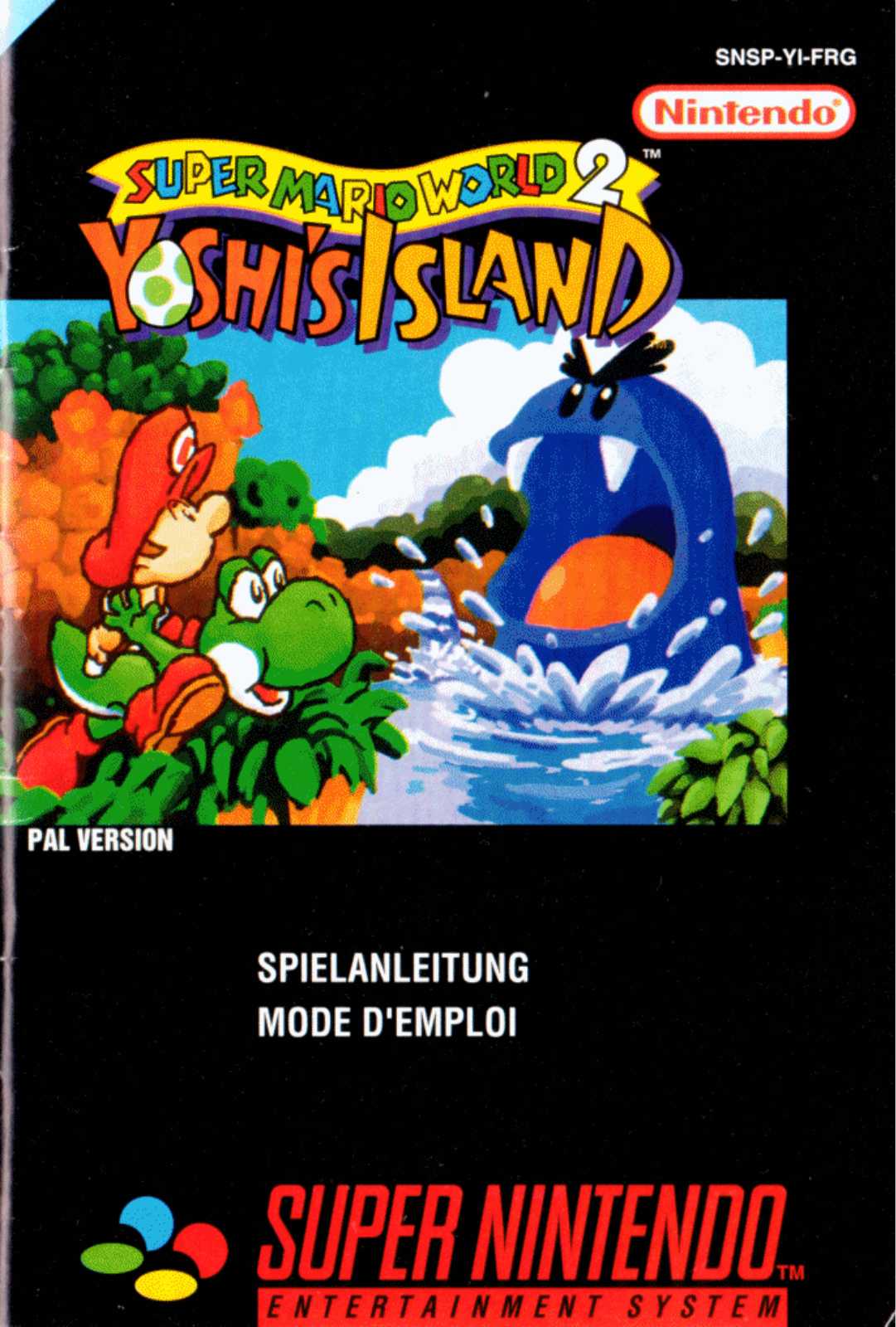 GAMES NINTENDO SUPER NES SUPER MARIO WORLD 2-YOSHI S ISLAND User Manual