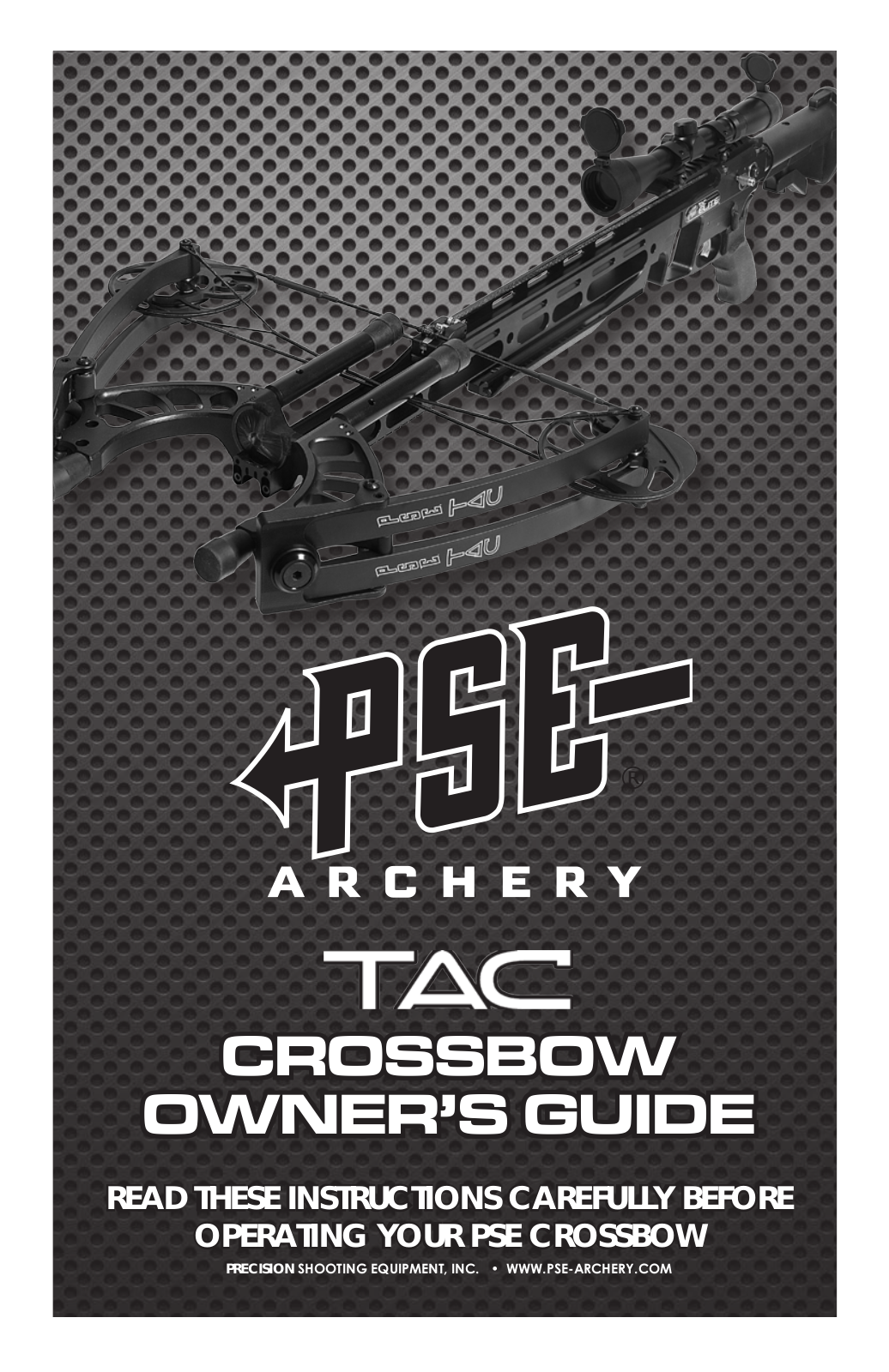 PSE Archery TAC 2013 User Manual