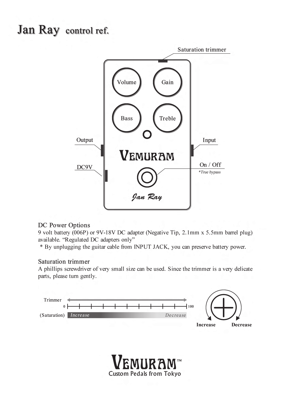 Vemuram Jan Ray User Manual - ManualMachine.com