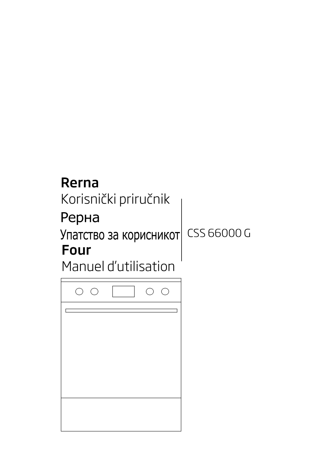 Beko CSS66000G User manual