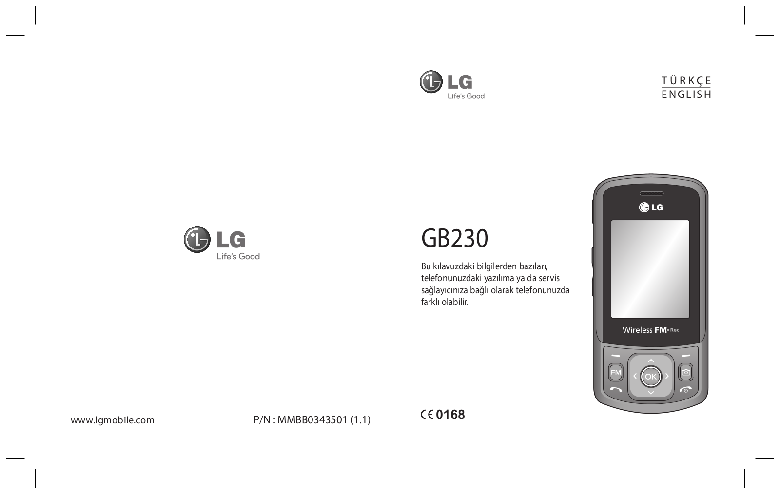 LG GB230 Owner’s Manual