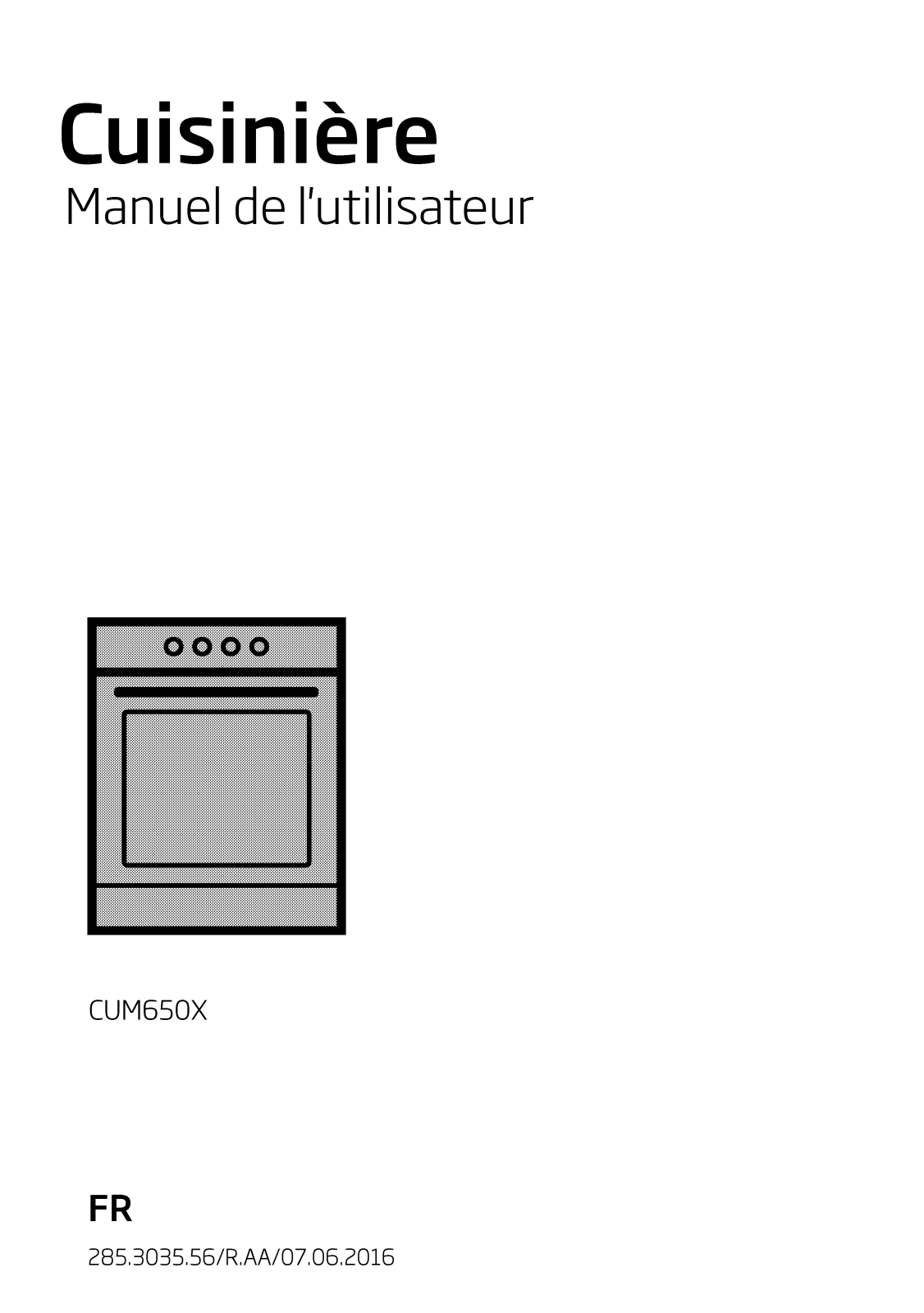 BEKO CUM650X, CUM651X User Manual