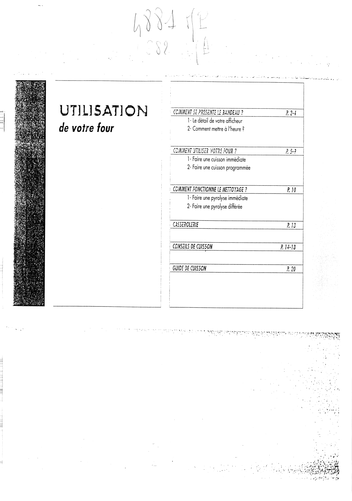 SAUTER 4882MP, 4882MP2 User Manual