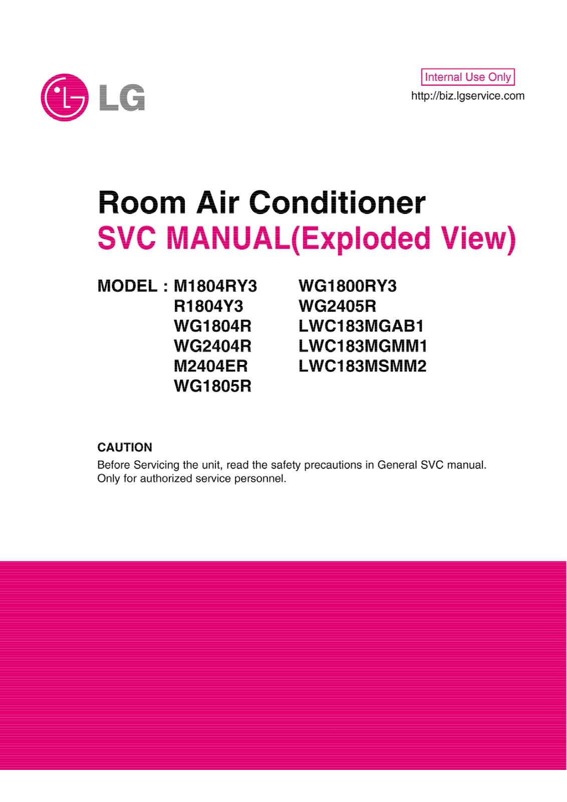 Goldstar M2404er Service Manual