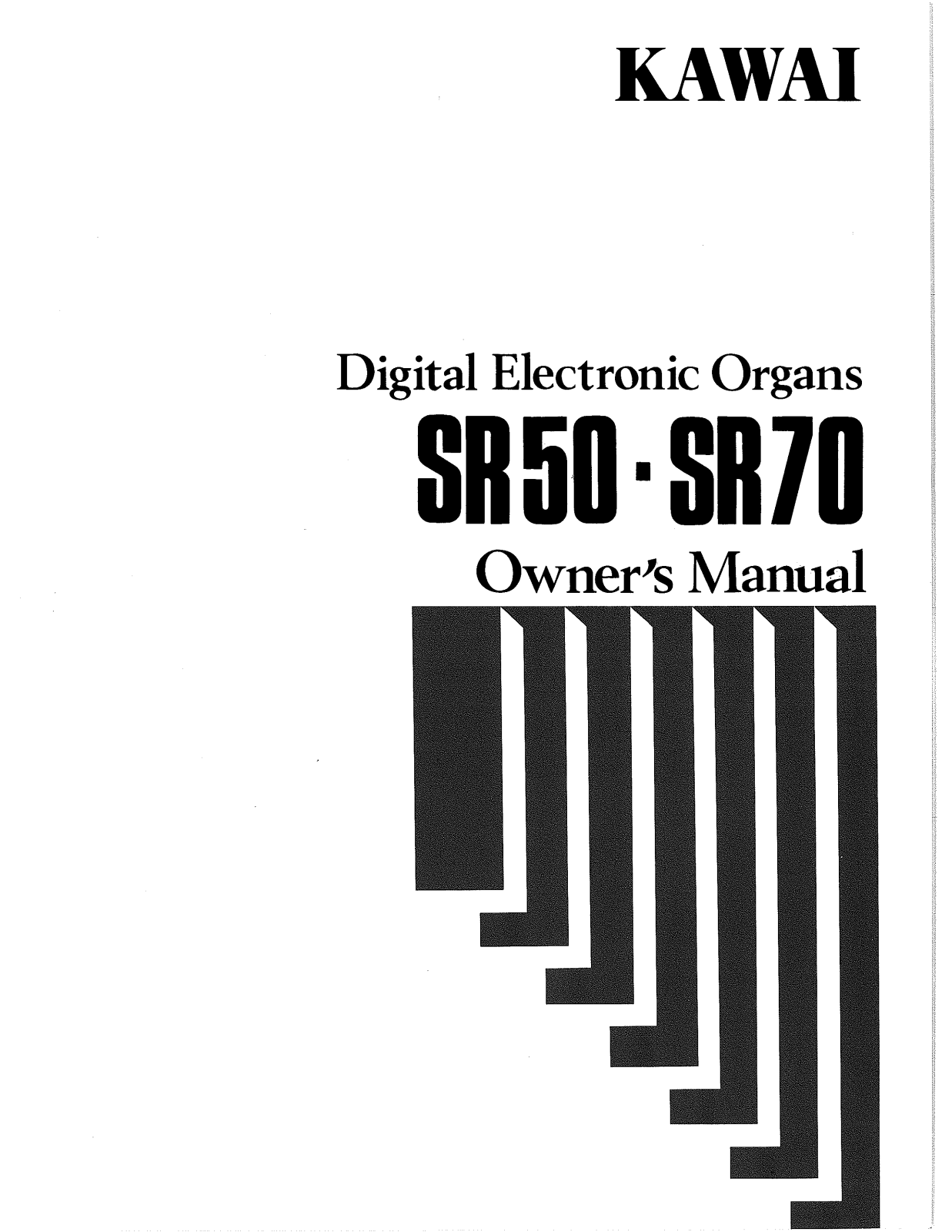 Kawai SR50, SR70 User Manual