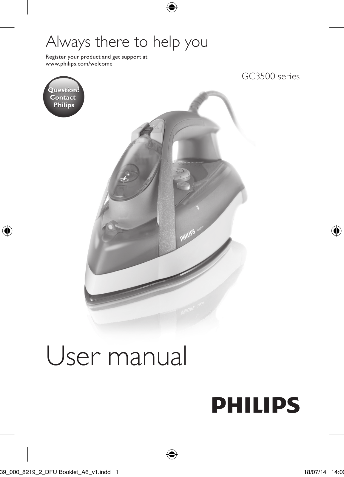 Philips GC 3593/35 User manual