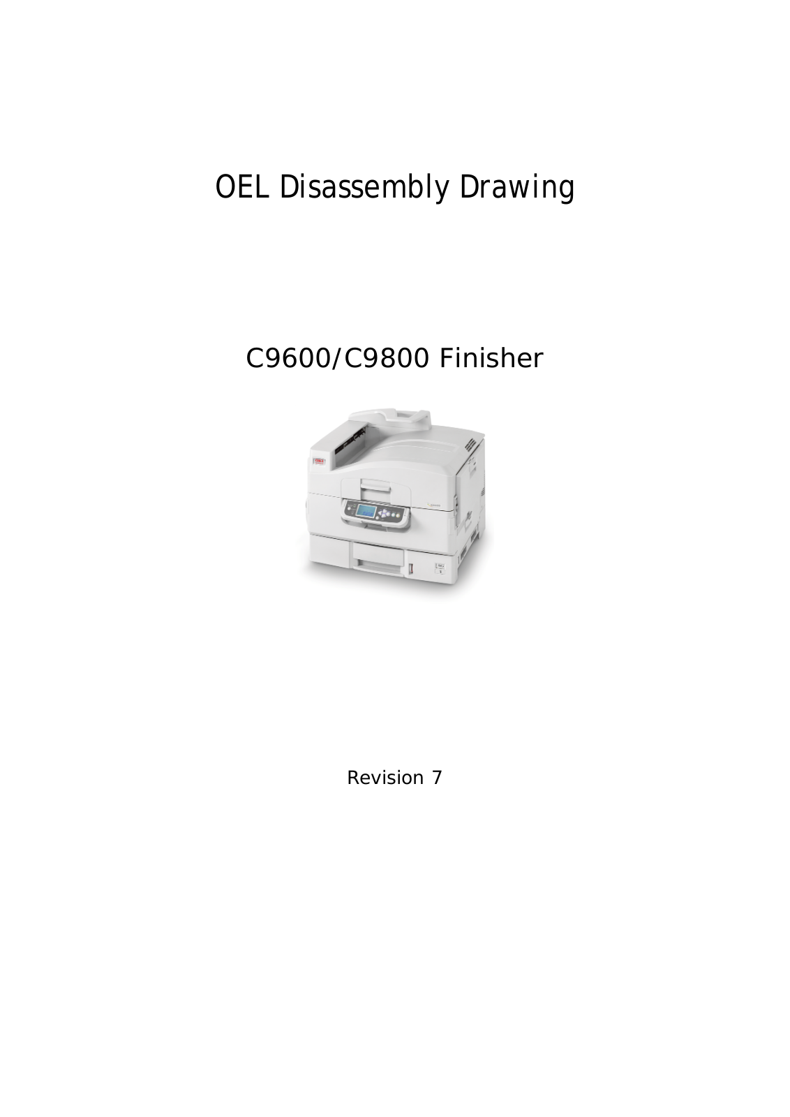 OKI C9600, C9800 Parts Catalog