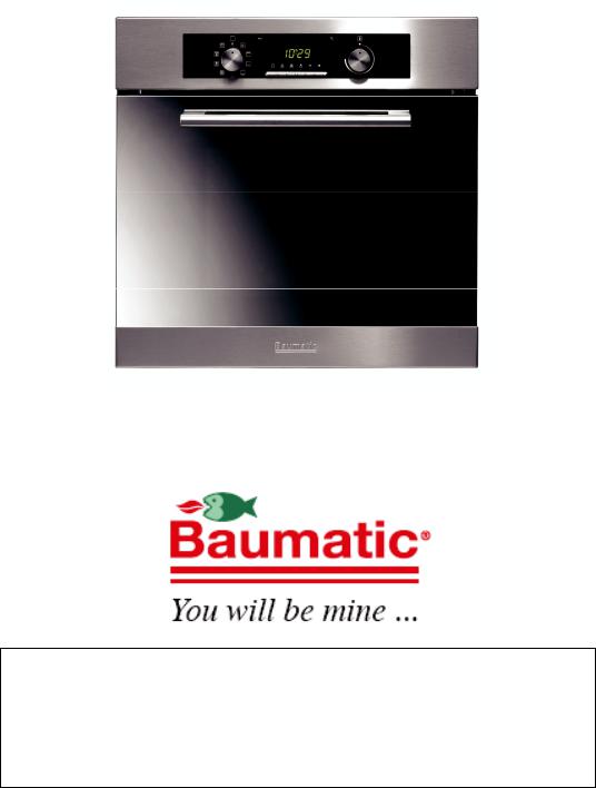 BAUMATIC POP9030SS User Manual