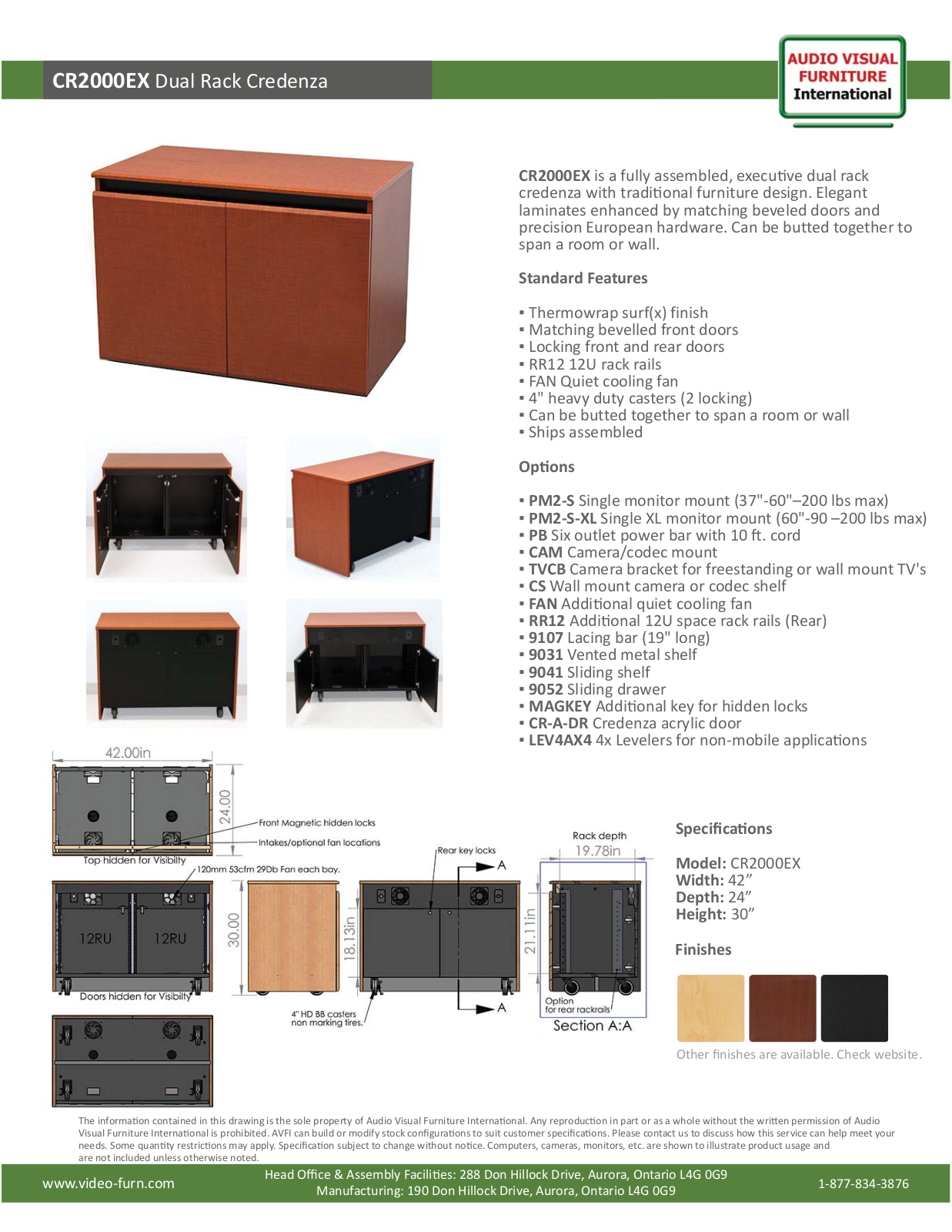 AVFI VFIN1088 Specifications - ManualMachine.com