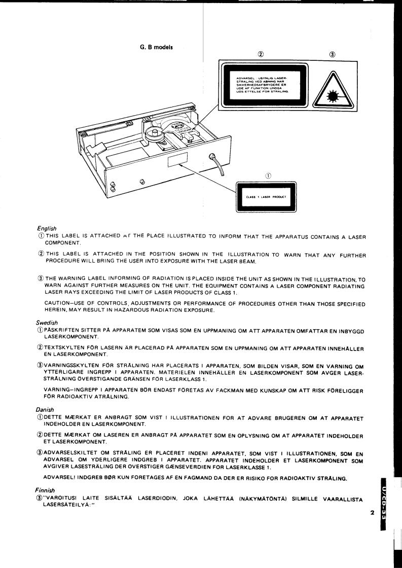 Yamaha CDX-710, CDX-710-U, CD-33 Service manual