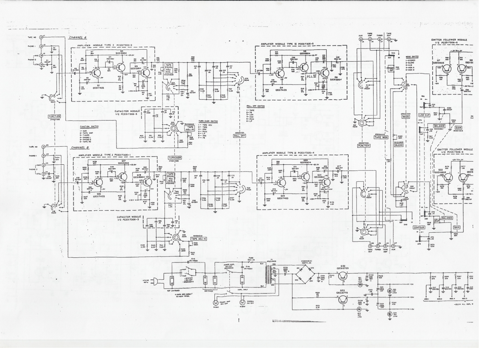 Harman Kardon Citation A Schematic