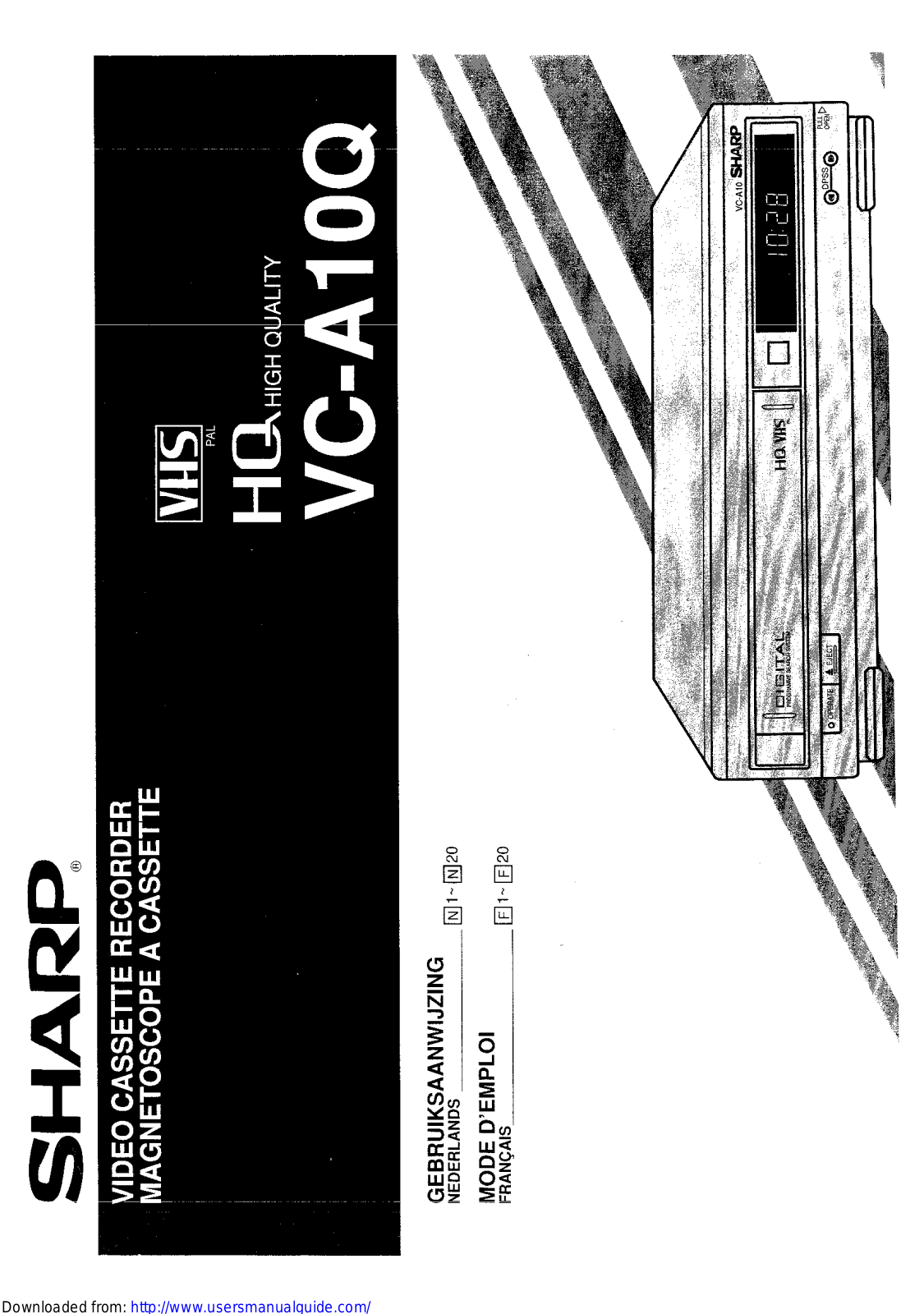 SHARP VC-A10Q User Manual