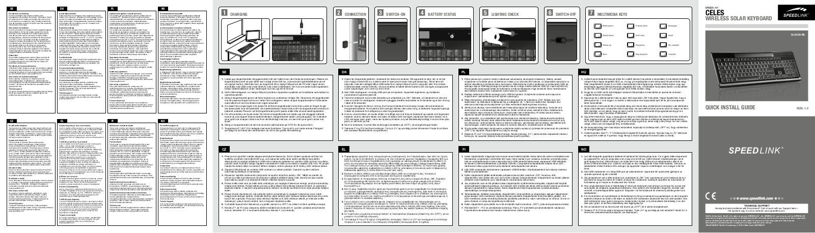 Speedlink SL-6439 User Manual