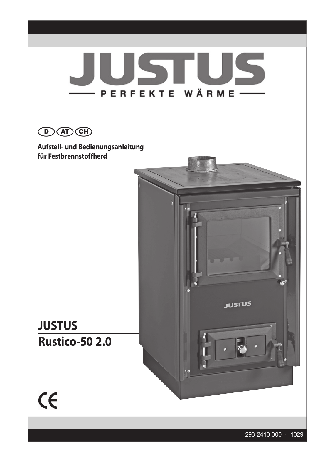 JUSTUS Rustico-50 2.0 operation manual