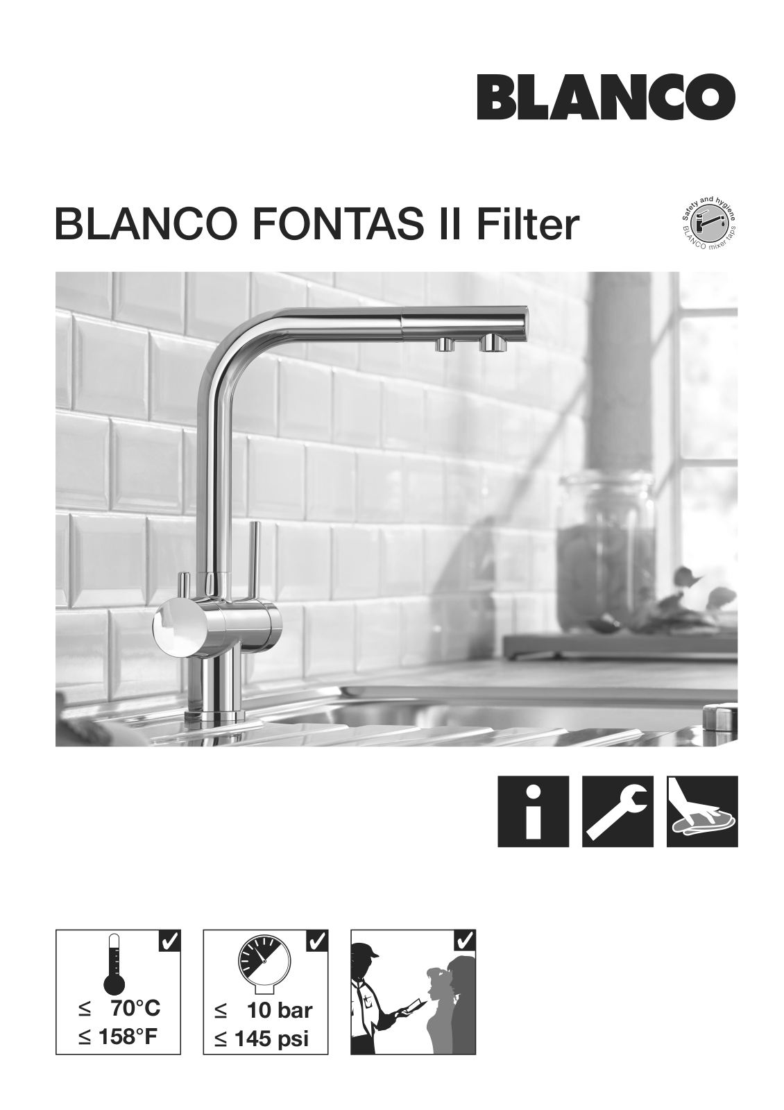 BLANCO FONTAS II Filter User guide - ManualMachine.com