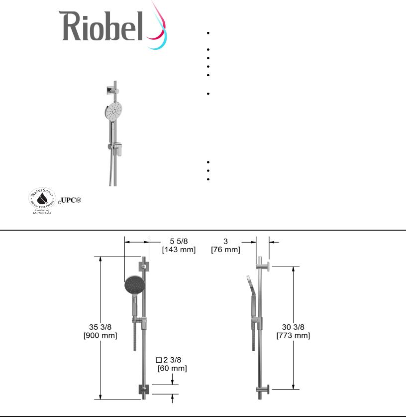 Riobel 4824C Specifications