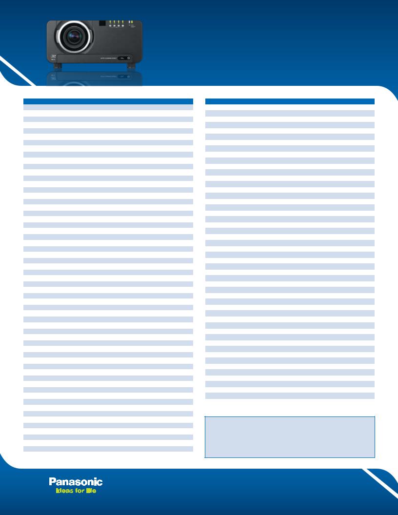 Panasonic ETLAD35 User Manual