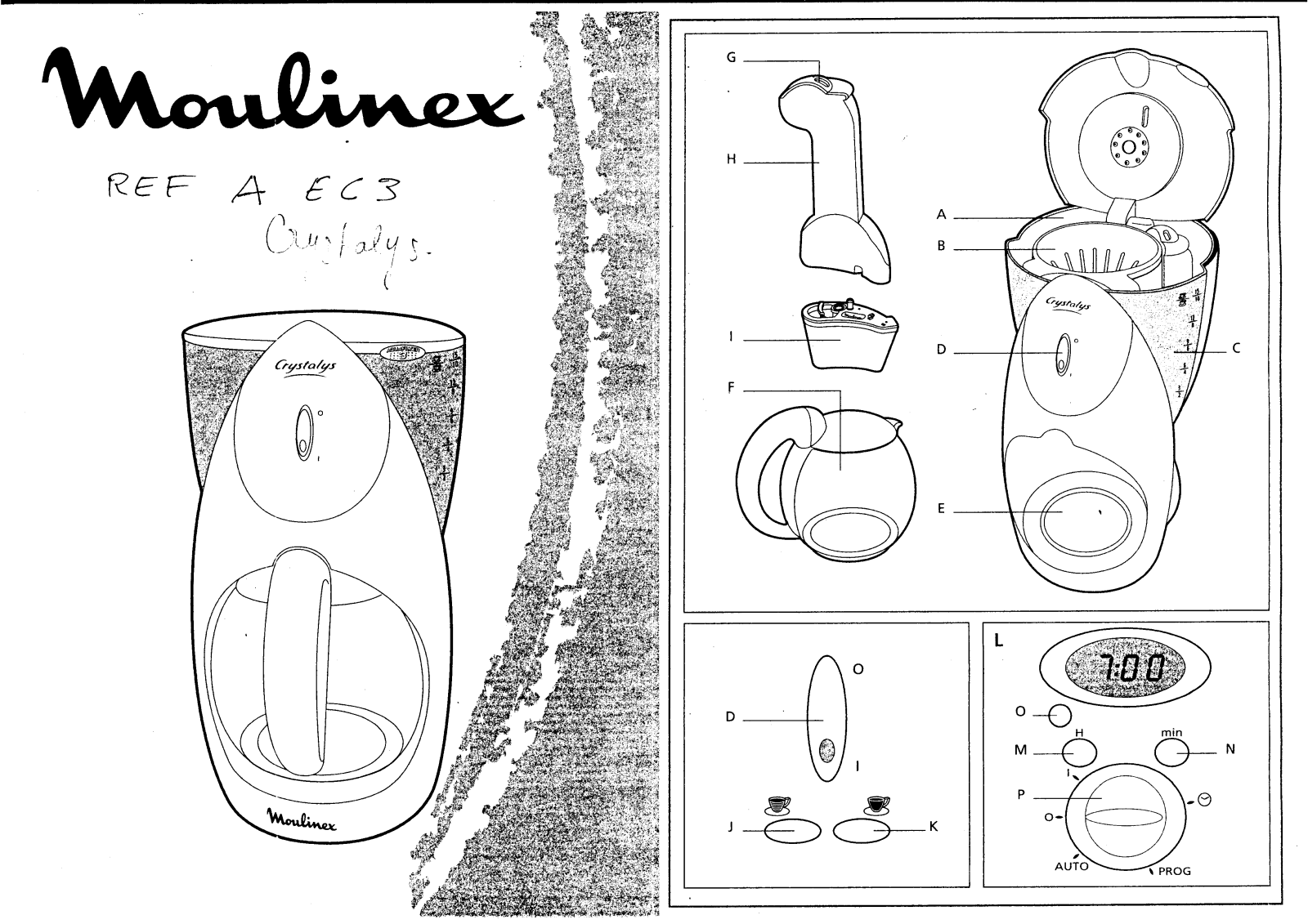 MOULINEX CRYSTALYS User Manual