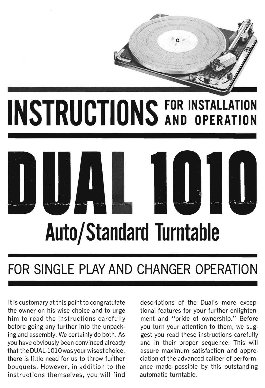 Dual 1010 User Manual