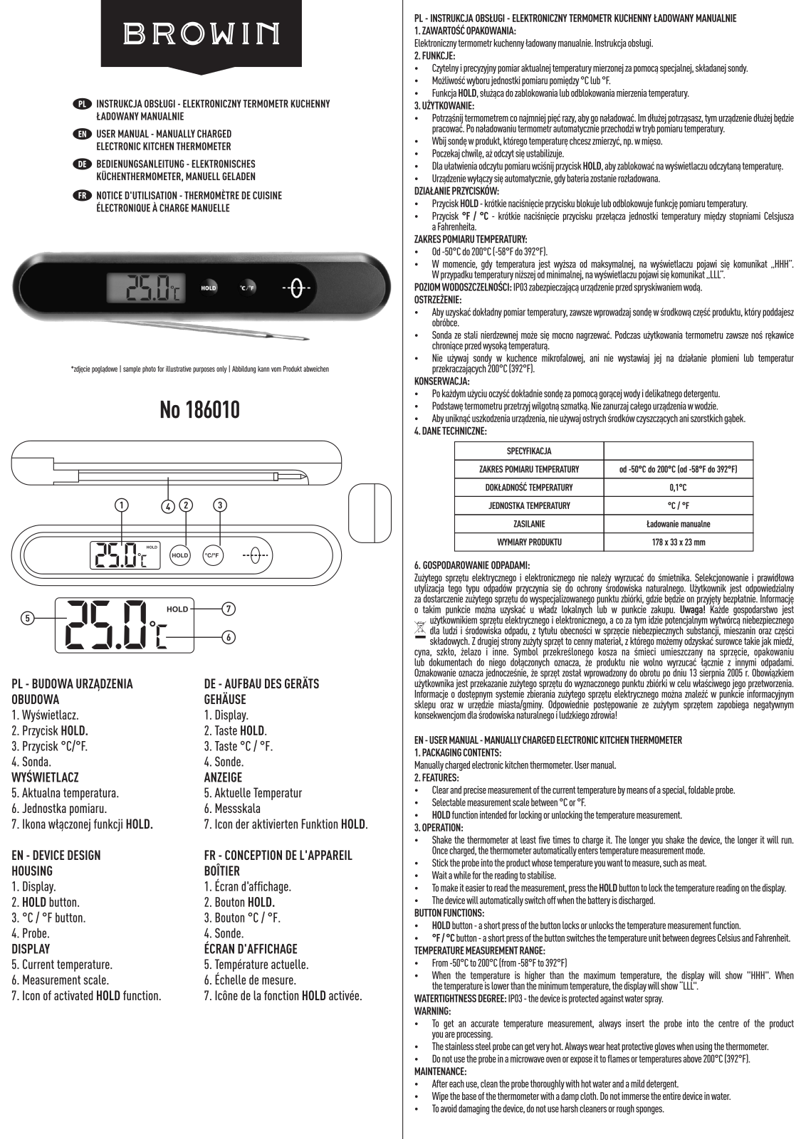 BROWIN 186010 User guide - ManualMachine.com