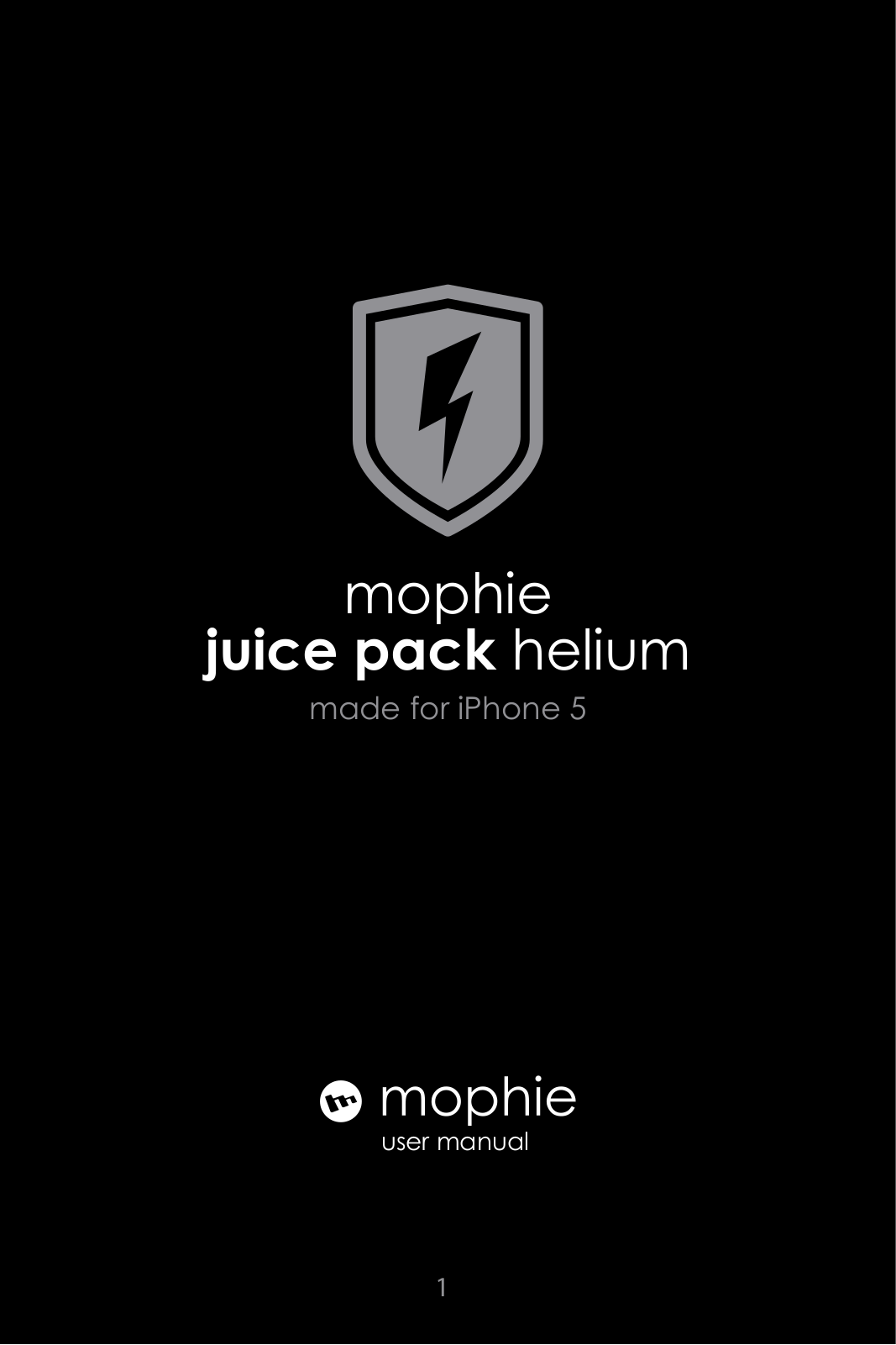 mophie juice pack helium for iPhone 5s User Manual