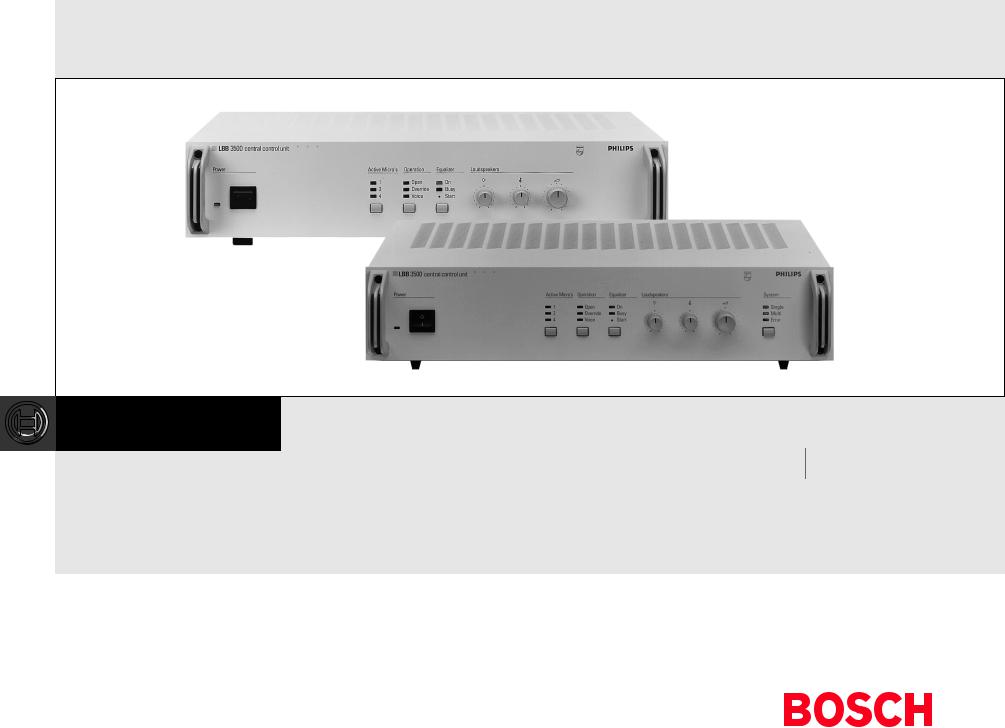 Bosch Appliances LBB 3500-00, LBB 3519 User Manual