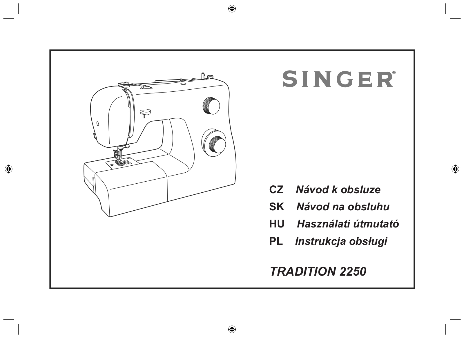 Singer SMC 2250 User Manual