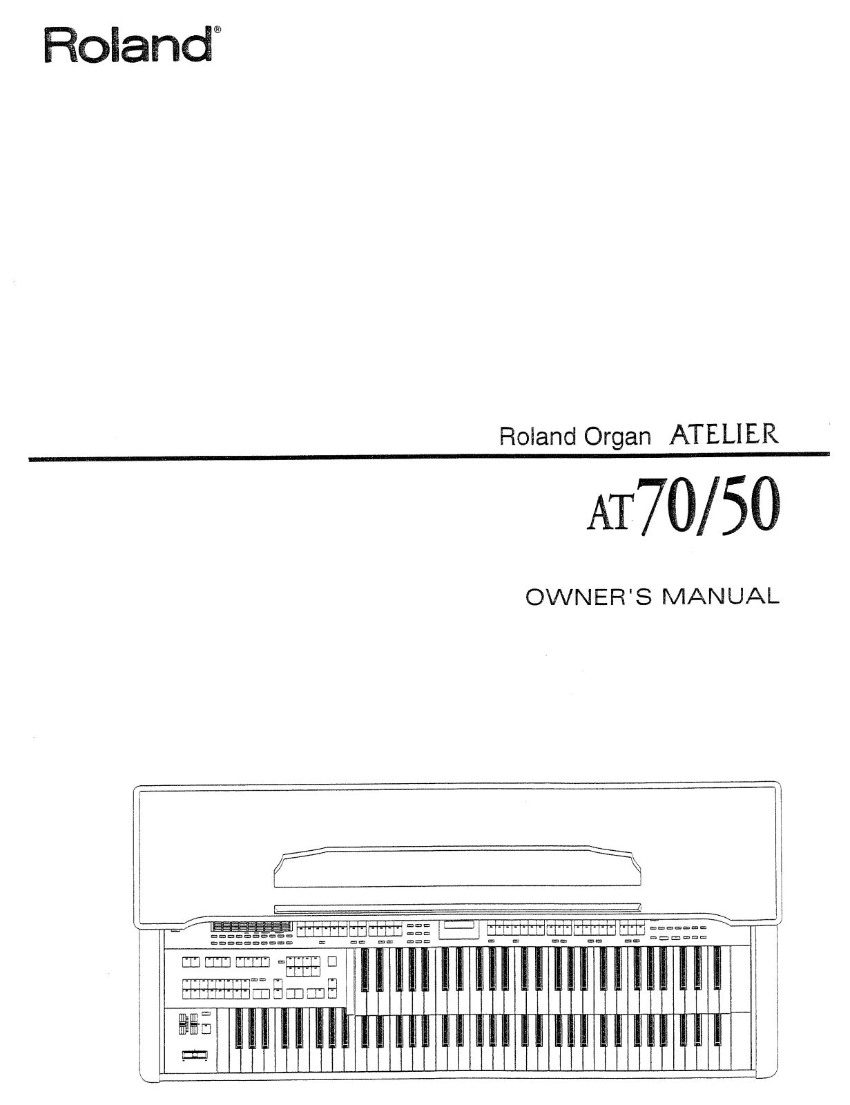 Roland Corporation AT-50, AT-70 Owner's Manual