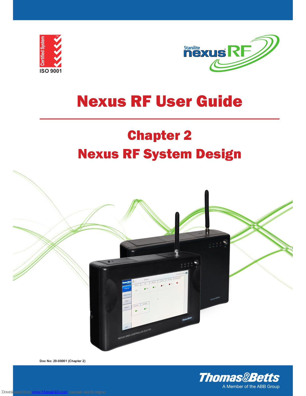 Thomas & Betts Nexus RF User Manual