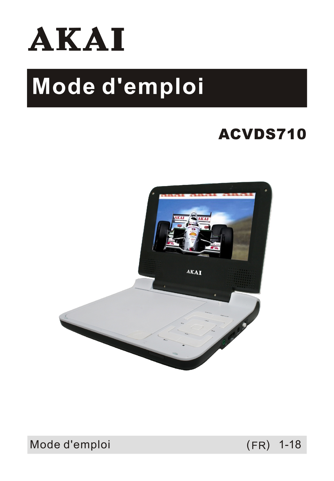 Akai ACVDS710 User Manual