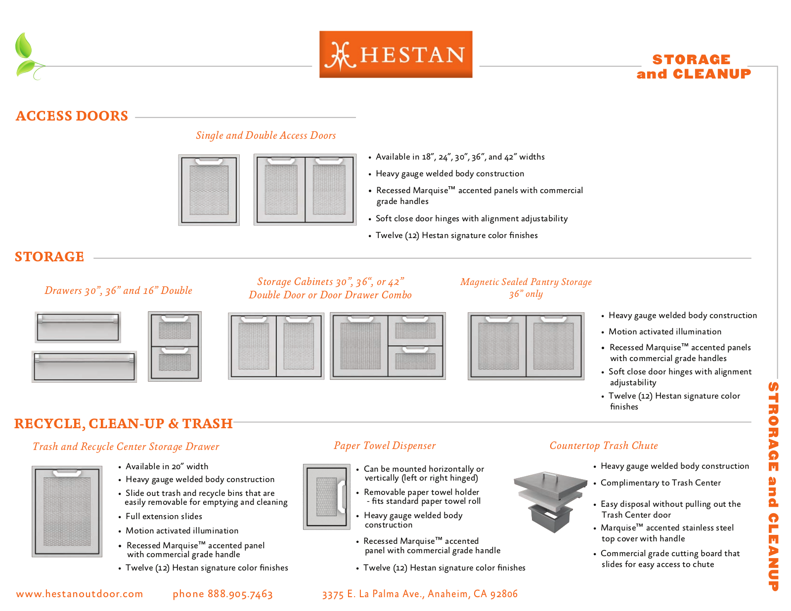 Hestan AGSR36TQ, AGSD30TQ, AGADR18TQ, AGAD30TQ, AGADL18TQ Specifications