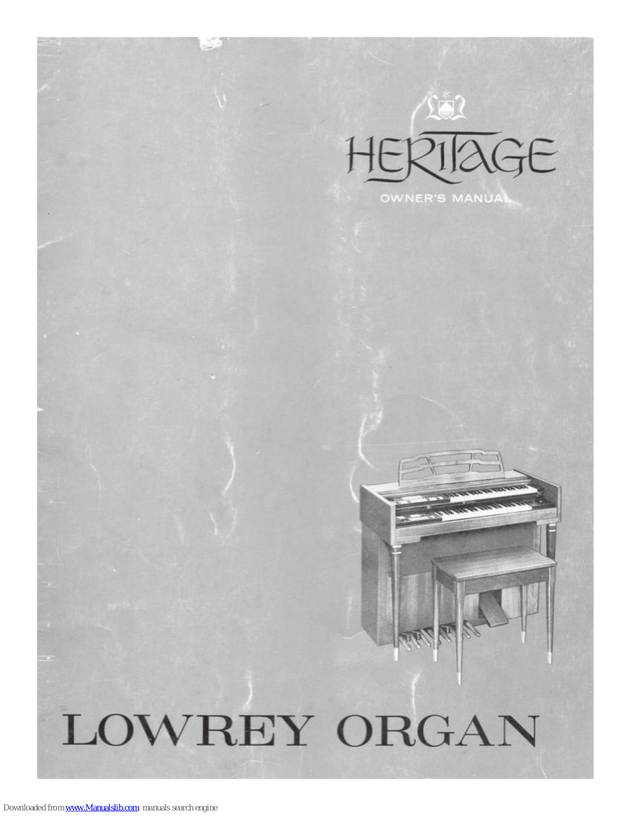 Heritage Lowrey Organ Owner's Manual