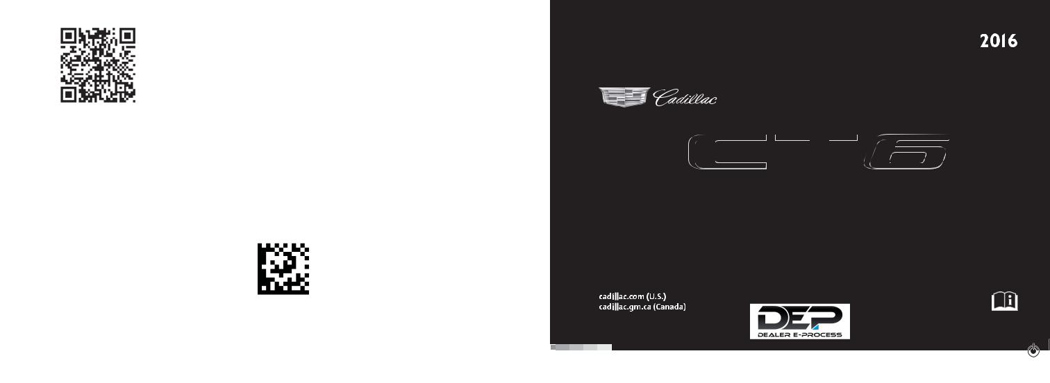 Cadillac CT6 2016 Owner's Manual