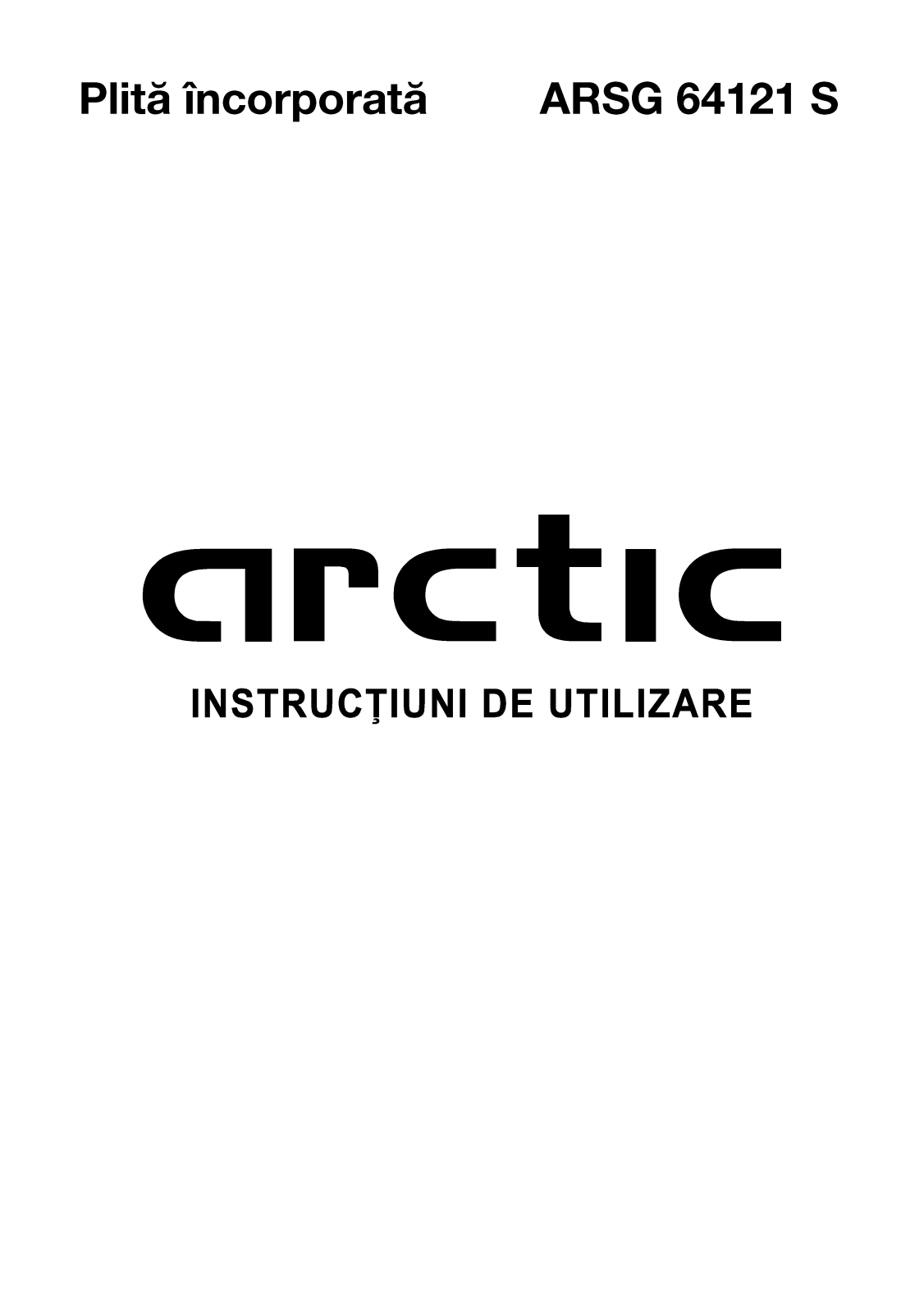 Arctic ARSG 64121S User guide - ManualMachine.com