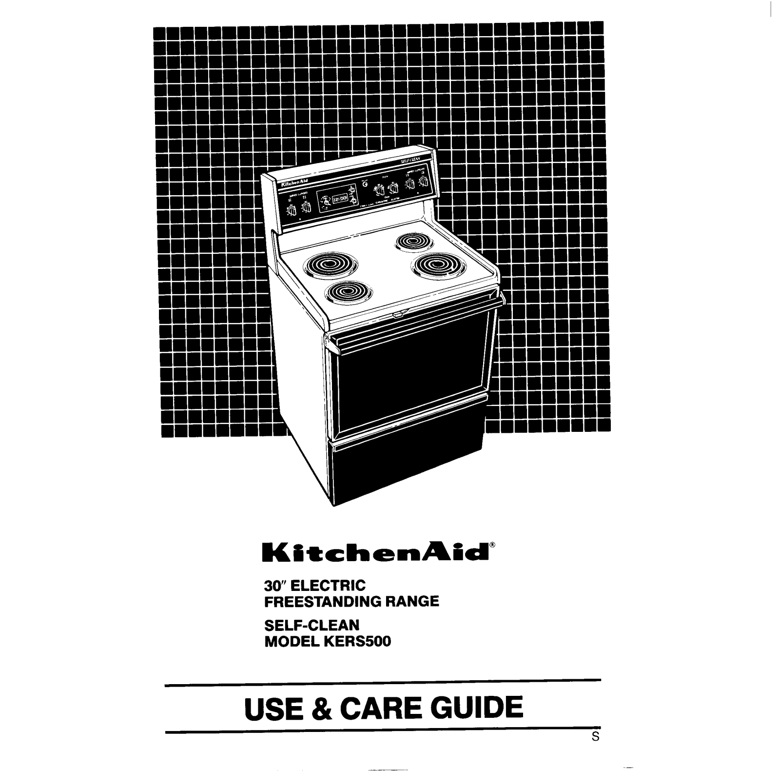 KitchenAid KERS500 User Manual