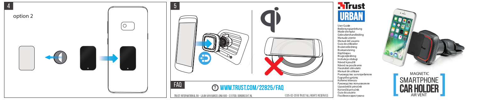 Trust Urban Veta Magnetic Air Vent User Manual