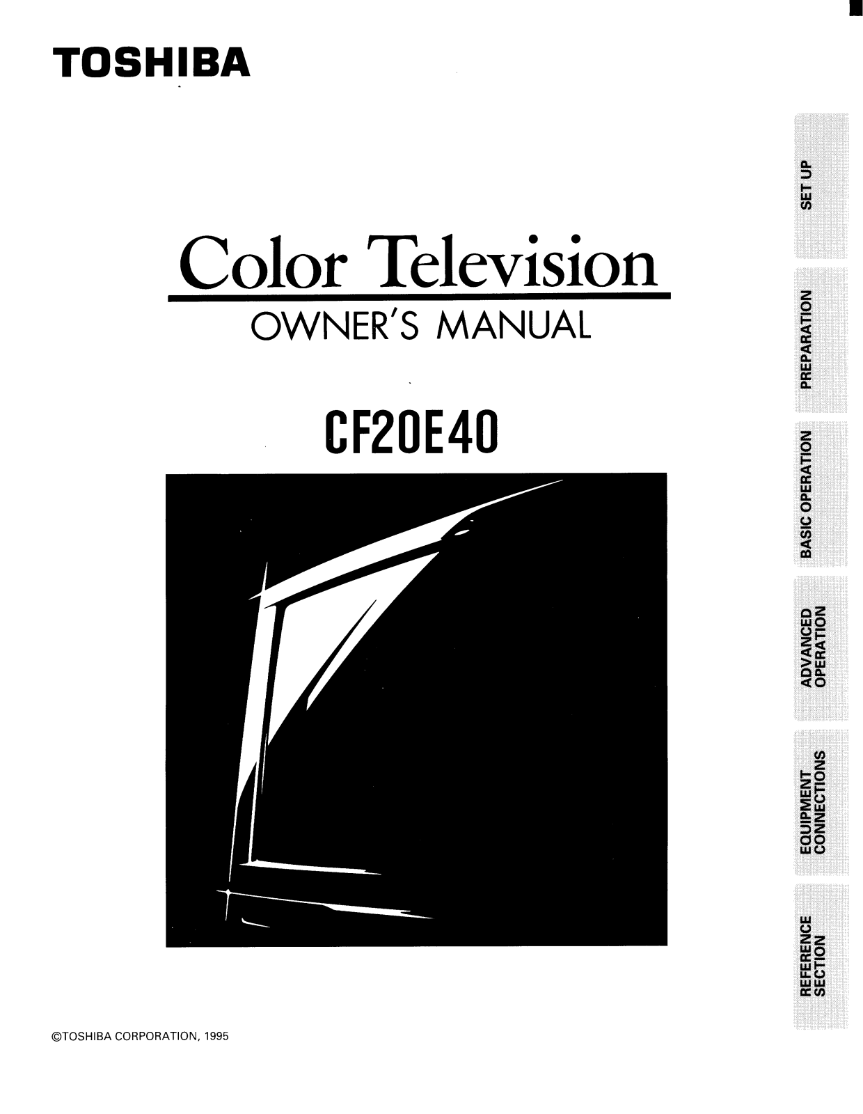 Toshiba CF20E40 User Manual