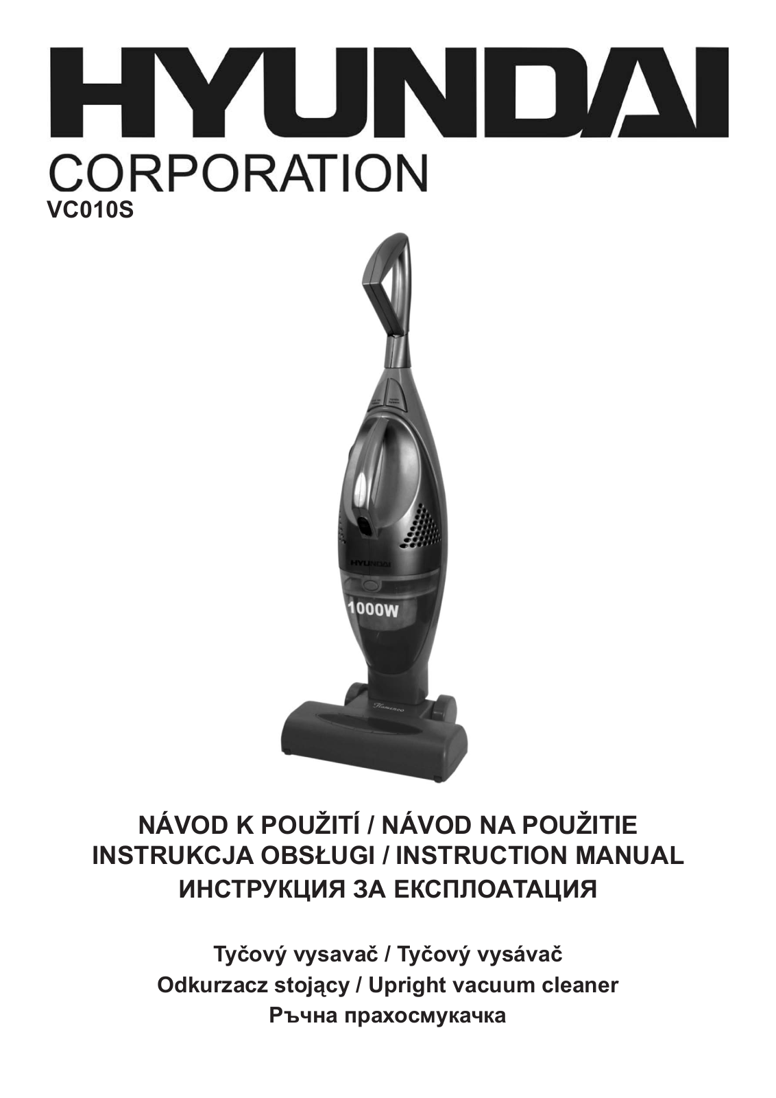 Hyundai VC 010 S User Manual