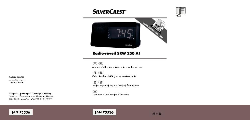 Silvercrest SRW 250 A1 User Manual