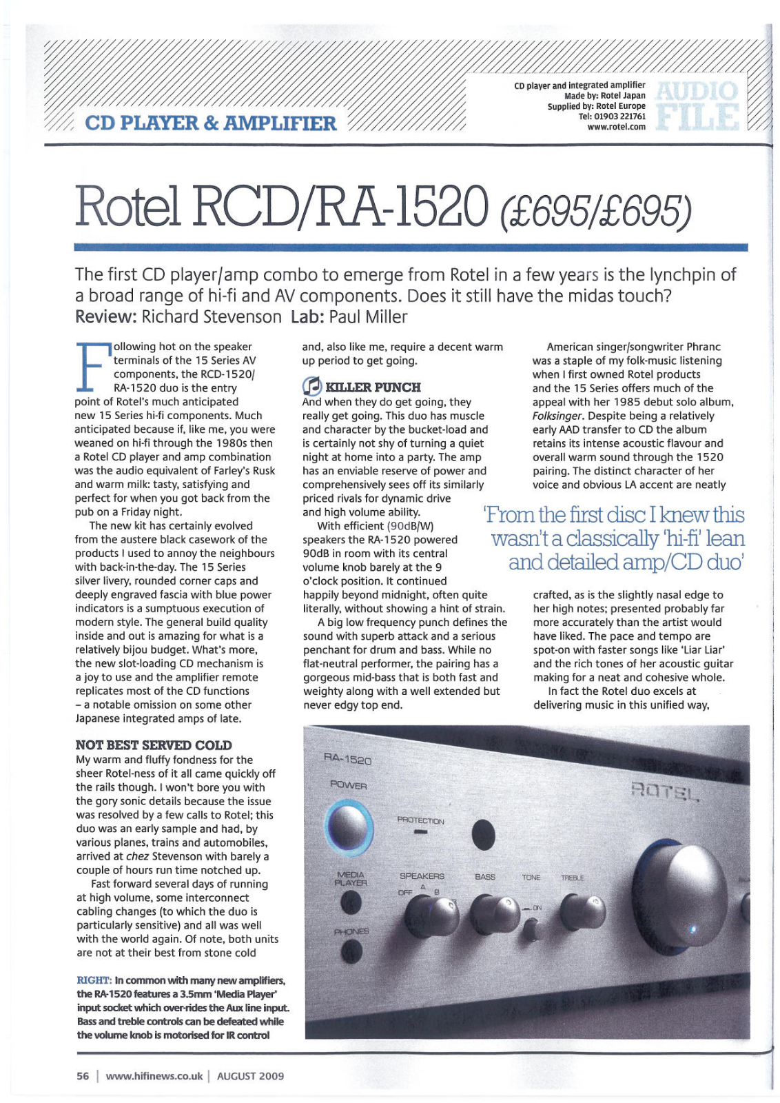 Rotel RB-1552 MKII, RB-1572 V2 User Manual