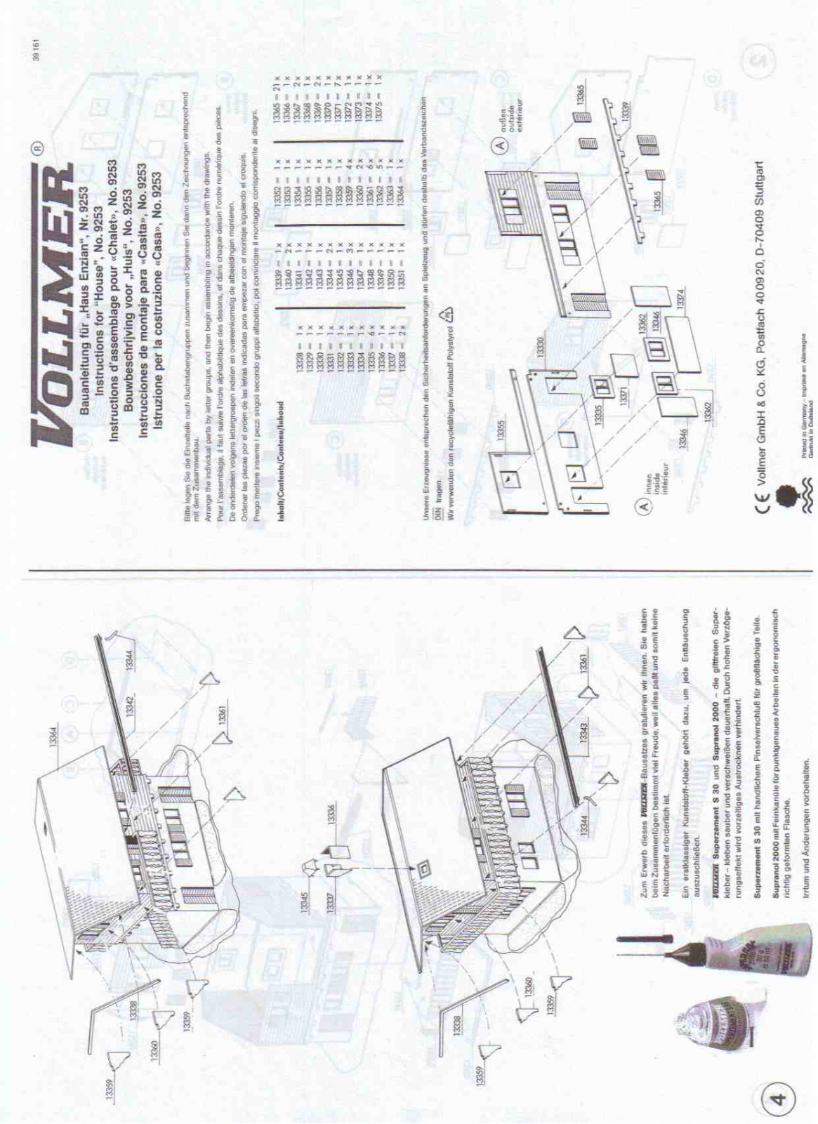 Vollmer 9253 Instructions - ManualMachine.com
