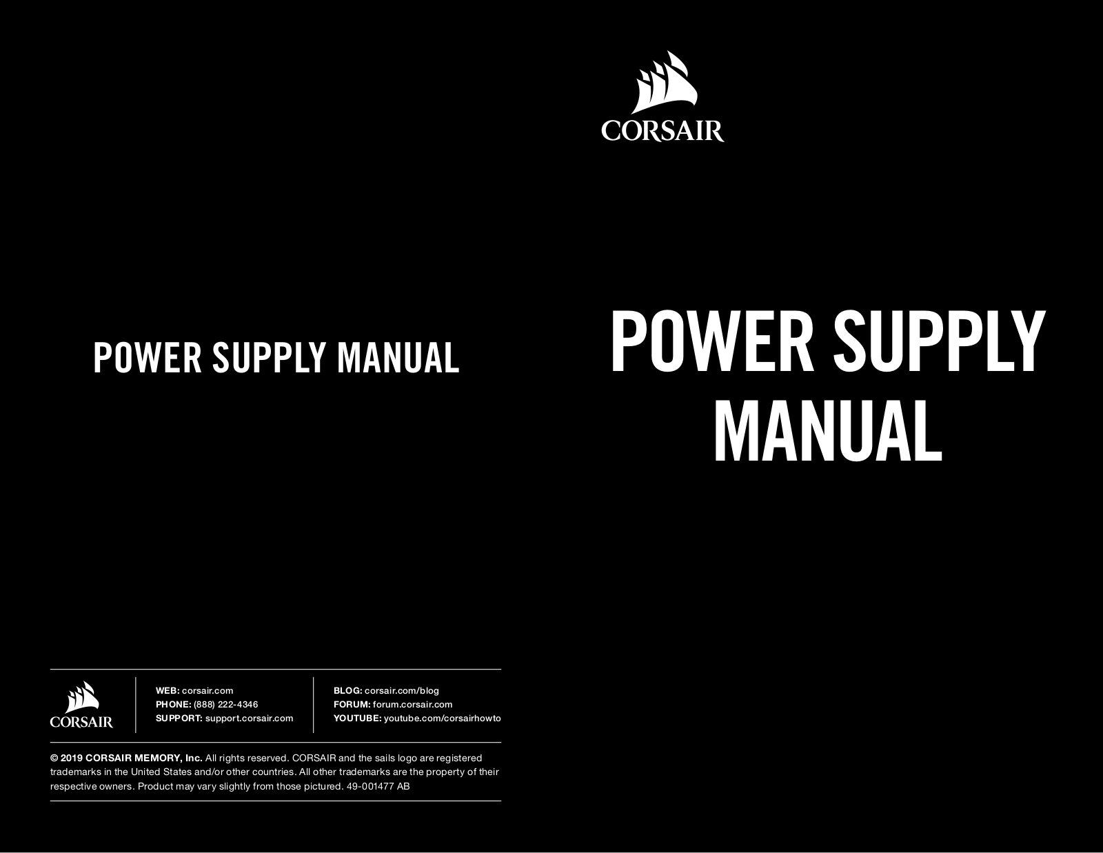 Corsair RM650 Service Manual