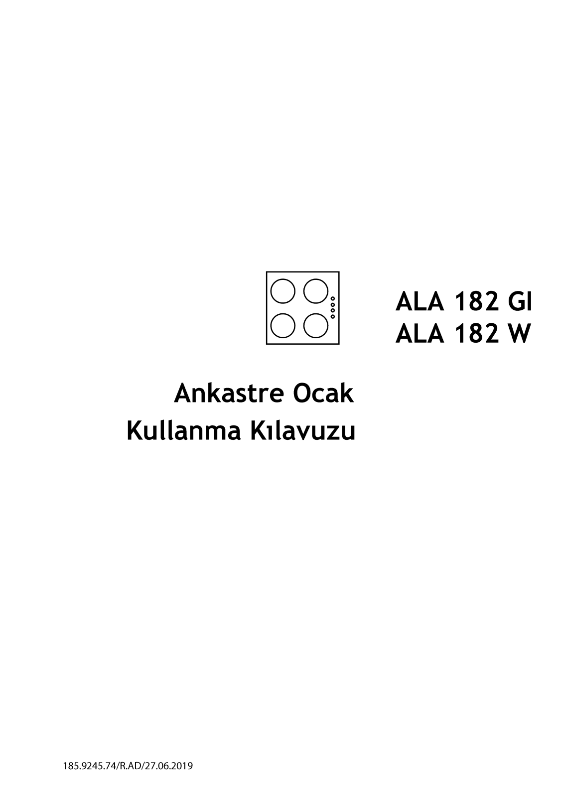 Altus ALA182W User manual