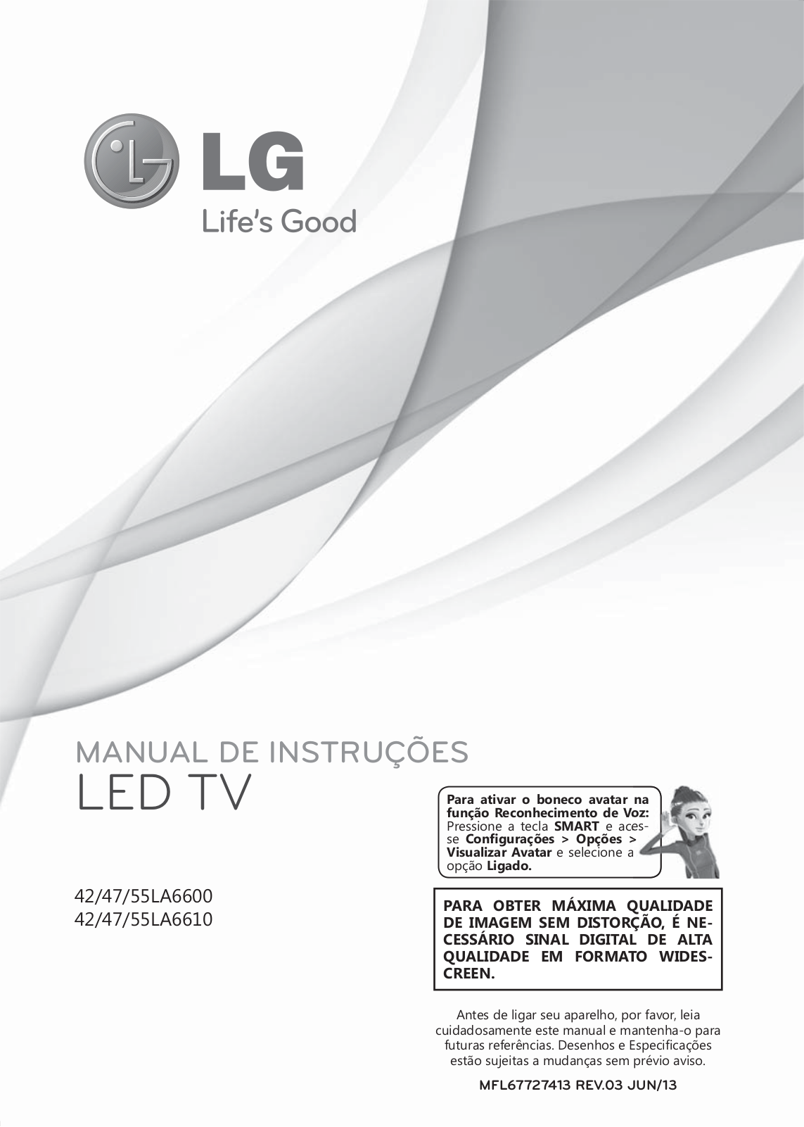 LG 55LA6610 User manual