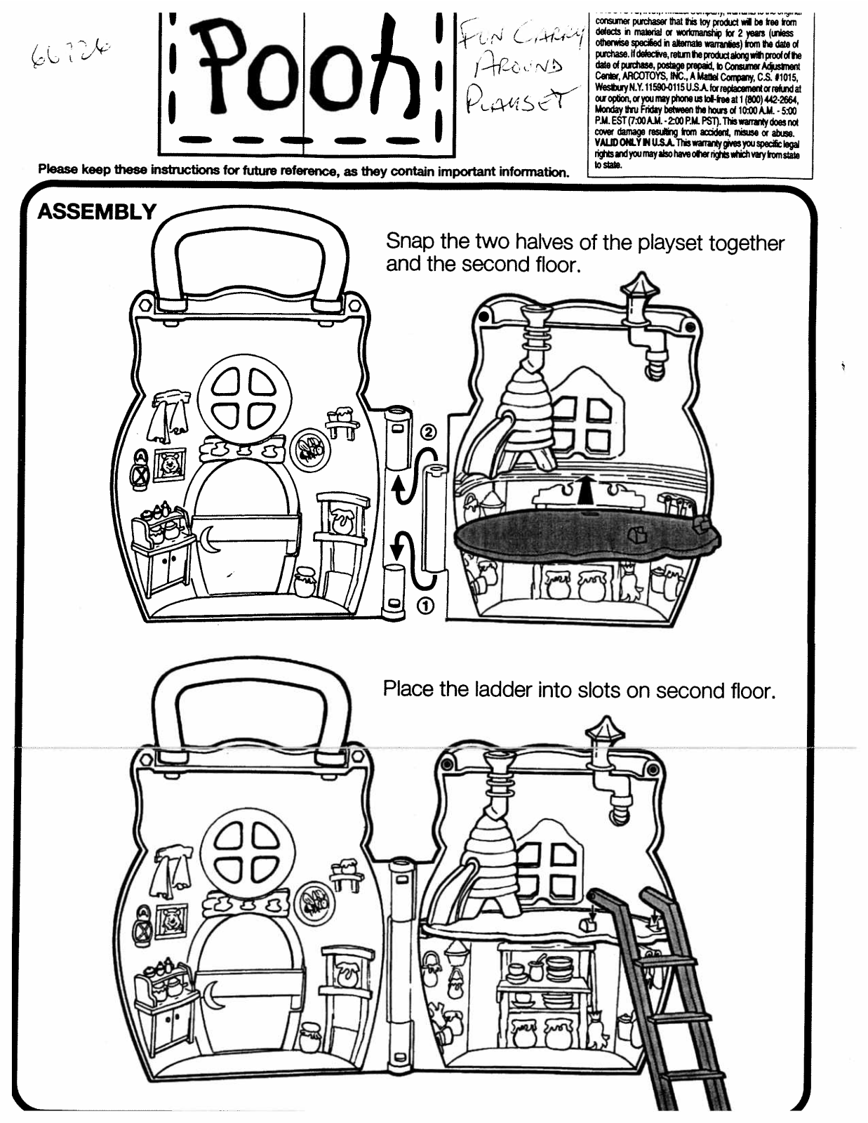 Fisher-Price 66726 Instruction Sheet